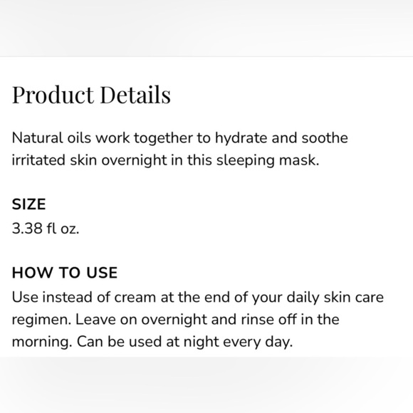 NIB PureHeals by Nature Village Propolis 80 Sleeping Mask Full Size - Picture 2 of 9